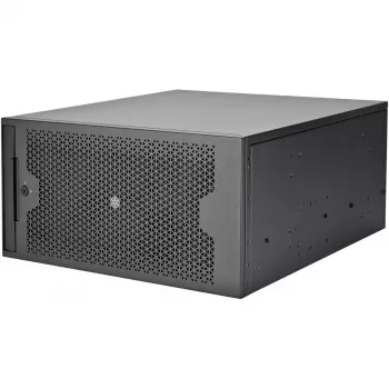 SILVERSTONE stovo dėklas RM53-502 – 19 colių serverio stovo korpusas, juodas