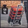 Įrankių dėžė Einhell E-Case L, polipropilenas, juoda/raudona, 41,5x27,3x32 cm