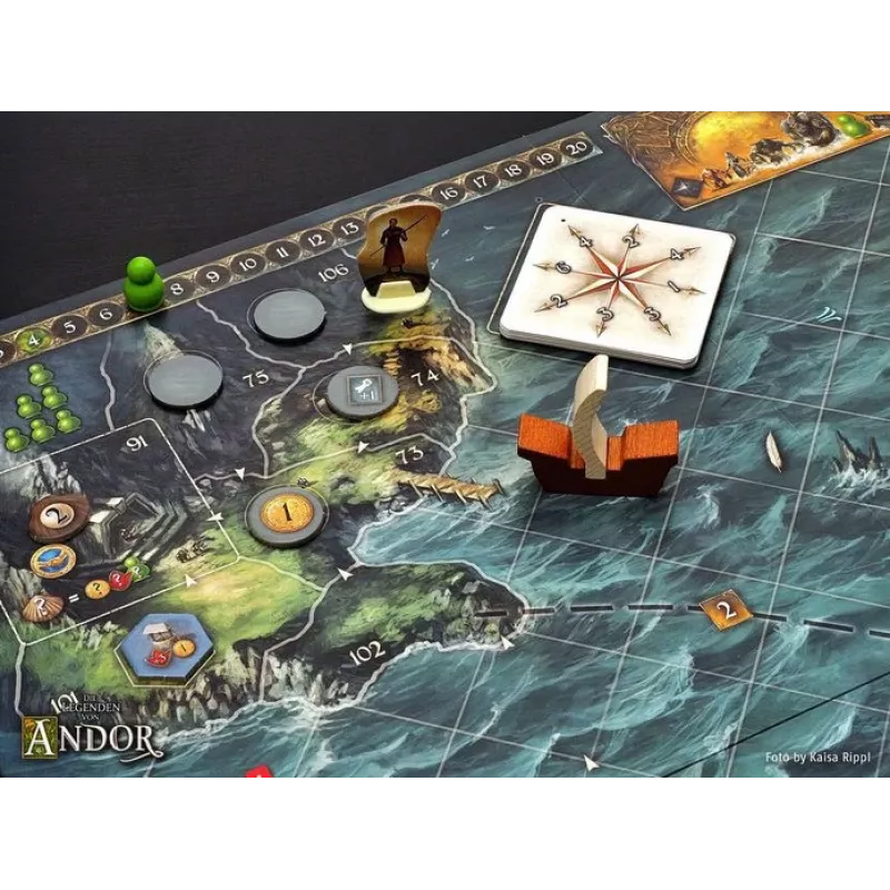 Kosmos 692346 Legends of Andor II dalis: Kelionė į šiaurę lentos žaidimo plėtinys, 2–4 dalyviai, 90 min., nuo 10 metų