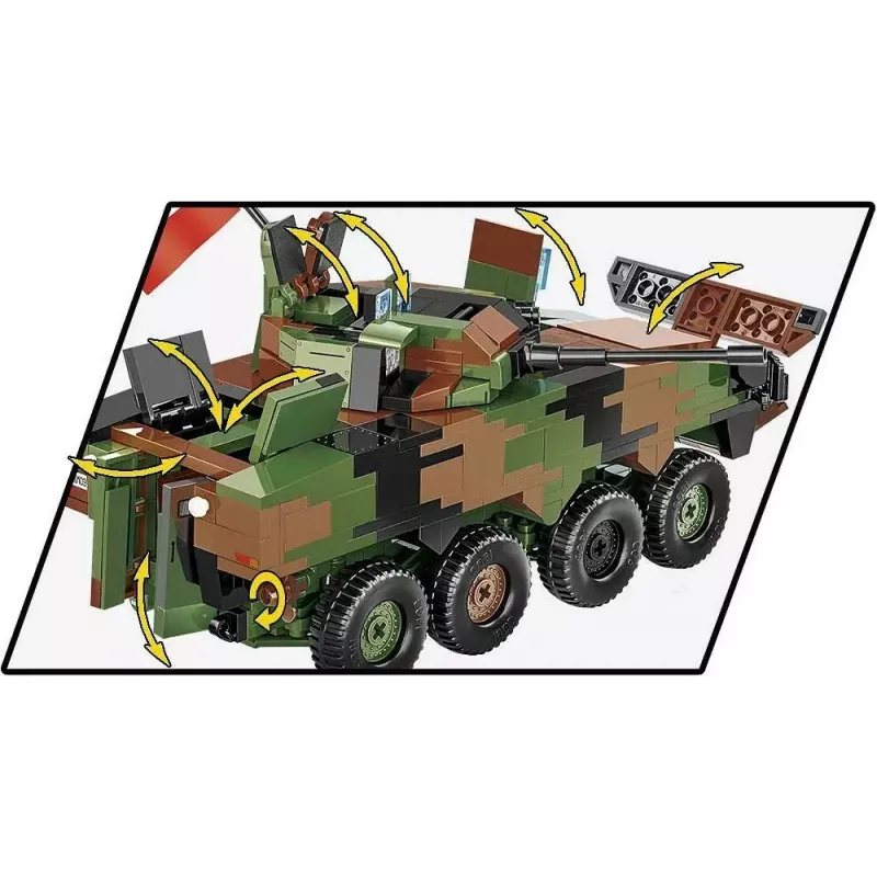 Konstruktorius Cobi KTO Rosomak 2-in-1 (COBI-2629)