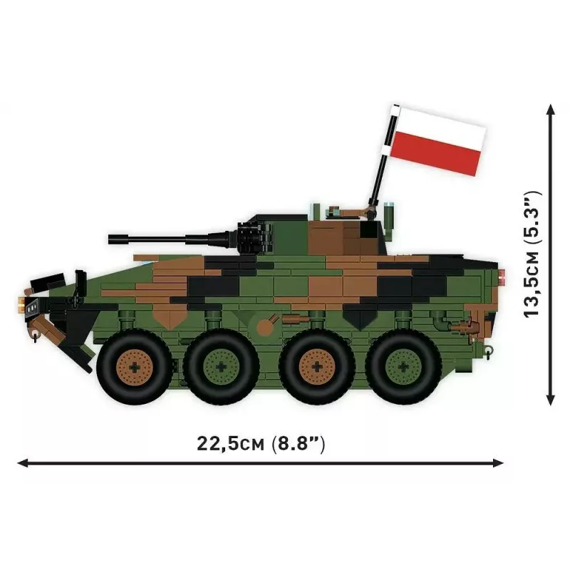 Konstruktorius Cobi KTO Rosomak 2-in-1 (COBI-2629)