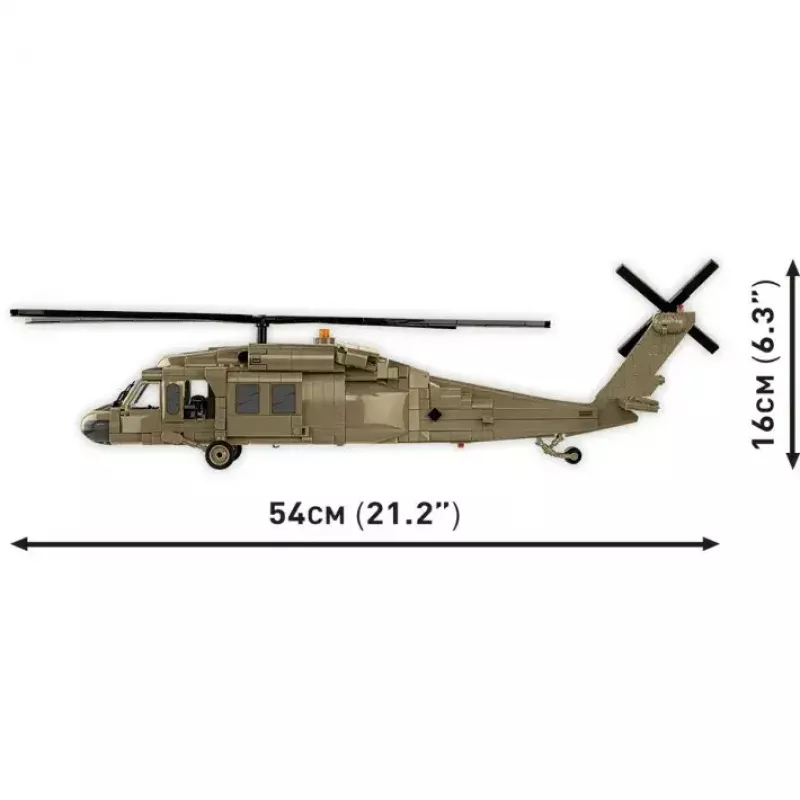 Konstruktorius Cobi Sikorsky UH-60 Black Hawk 928 kaladėlių, modelis COBI-5906