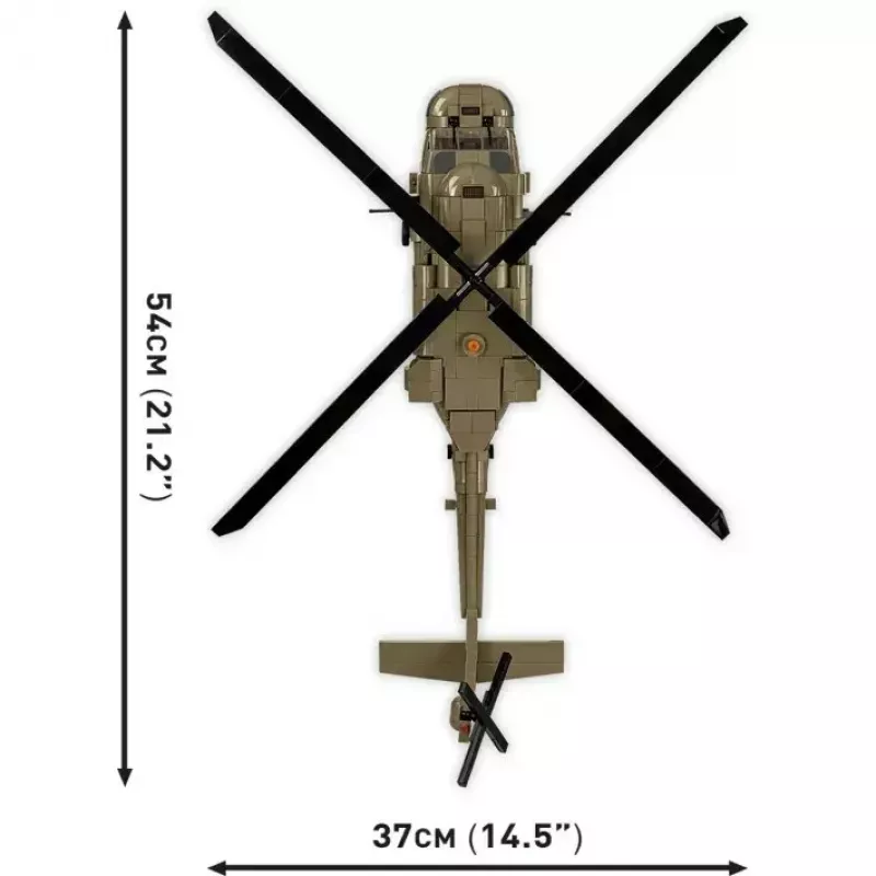Konstruktorius Cobi Sikorsky UH-60 Black Hawk 928 kaladėlių, modelis COBI-5906