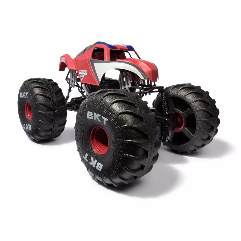 Monster Jam Marvel Mega Spider-Man RC Monster Truck, visureigis, virš 2 pėdų ilgio, 1:6 mastelis, superherojų žaislas vaikams nuo 4 metų