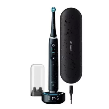 Oral-B iO iO10 suaugusiųjų besisukantis dantų šepetėlis Juodas
