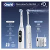 Oral-B iO6 elektrinis dantų šepetėlis su OxyJet burnos irigatoriaus rinkiniu, baltas