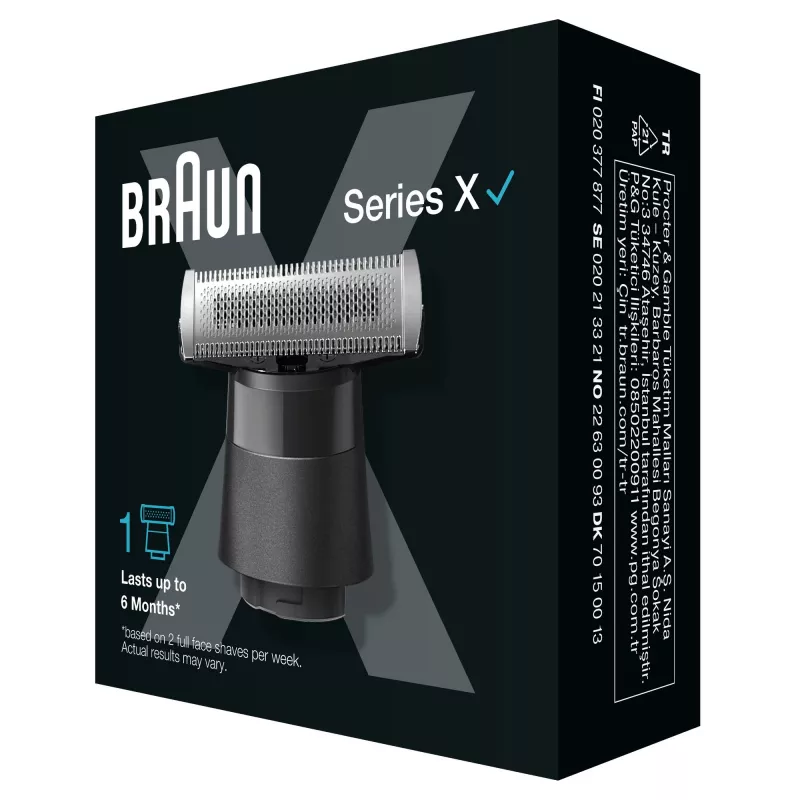 Skutimo galvutė Braun XT20 1 galvutė Juoda