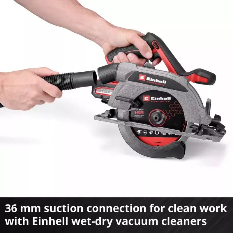Belaidis diskinis pjūklas EINHELL Professional TP-CS 18/165 Li BL, 18 V, solo (be akumuliatoriaus/kroviklio)