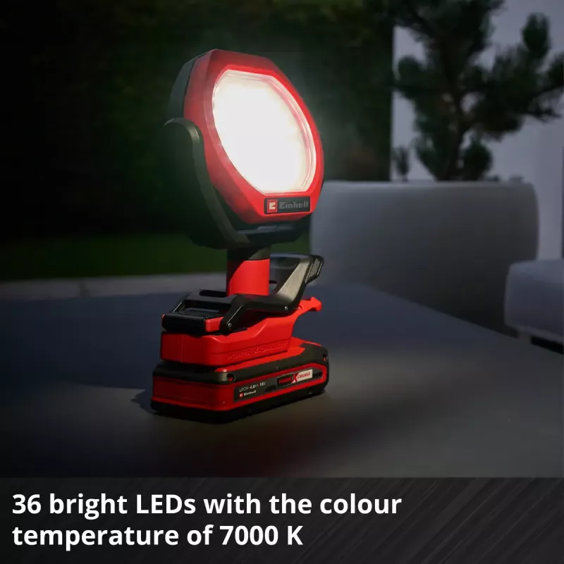 Belaidis lauko stalo žibintas EINHELL GC-OL 18/1500 Li-Solo, LED, be akumuliatoriaus ir įkroviklio