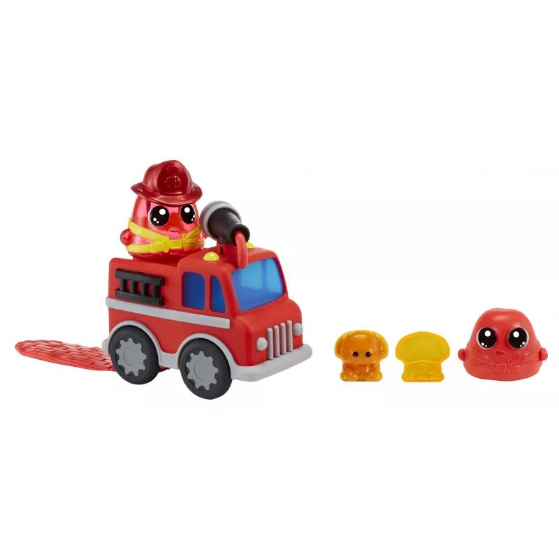 MGA Entertainment DohKins 123064-EUC ugniagesių mašina ir ugniagesys, minkomos masės rinkinys, nuo 3 metų