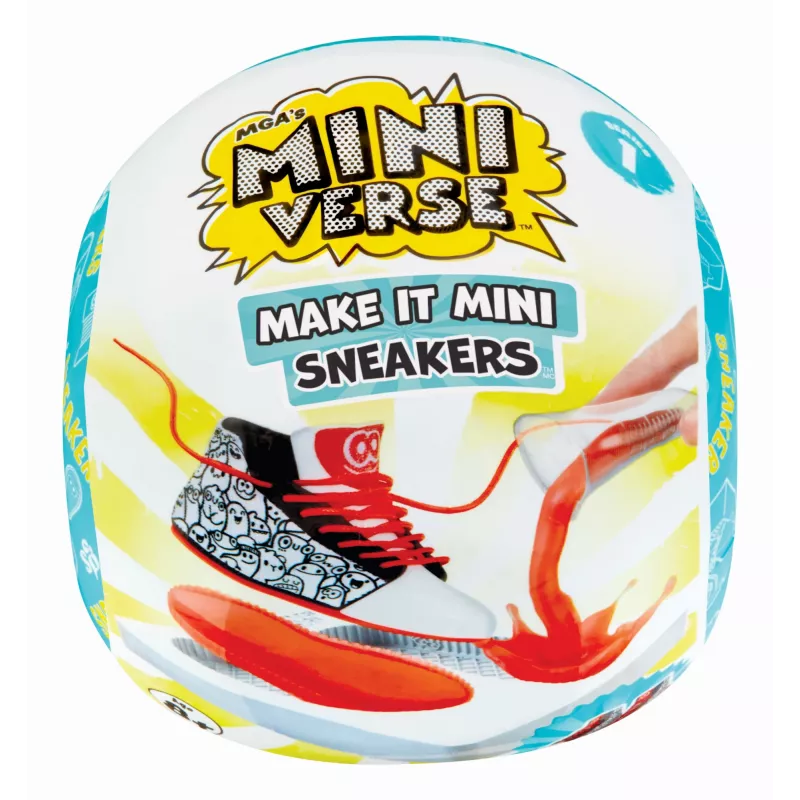 Miniverse Make It Mini Sneakers PDQ, 8 metų, Įvairiaspalvis, Plastikas