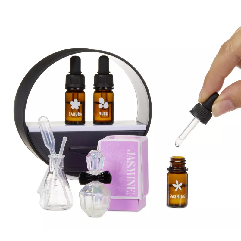 Miniverse Make It Mini Fragrances PDQ – vaikiškas kvepalų gaminimo rinkinys, 8 m., įvairiaspalvis