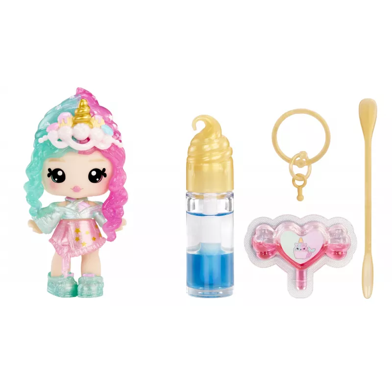 MGA Entertainment Yummiland paslaptingas lūpų blizgesio lėlė - Phoebe Frappe