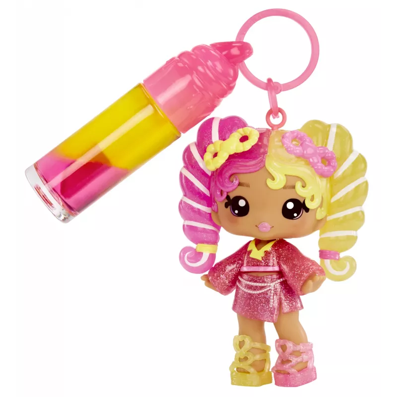 MGA Entertainment Yummiland Paslaptingos spalvos lūpų blizgesio lėlė - Mila Mallows