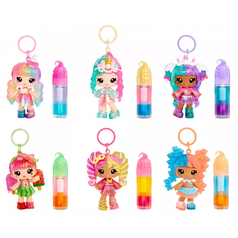 MGA Entertainment Yummiland Paslaptingos spalvos lūpų blizgesio lėlė - Mila Mallows