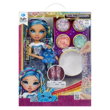 Rainbow High Rainbow Shimmers su Slime mados lėlė - Skyler (mėlyna)