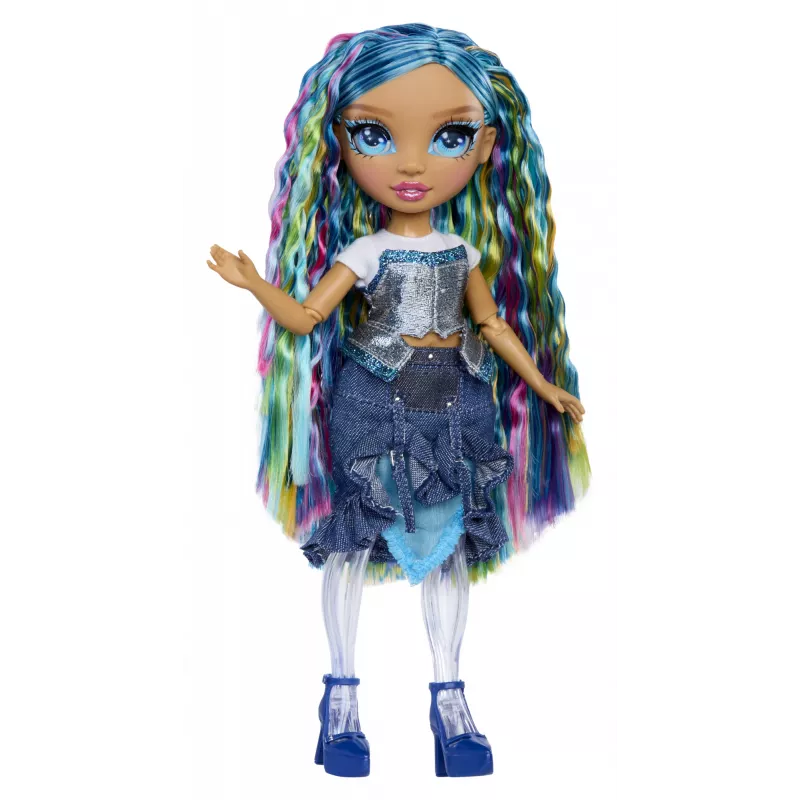 Rainbow High Rainbow Shimmers su Slime mados lėlė - Skyler (mėlyna)