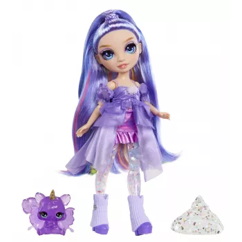 Rainbow High Rainbow Shimmers su Slime mados lėlė - Violetinė (violetinė)