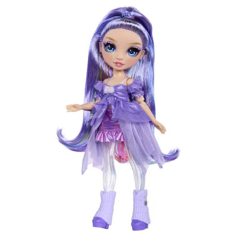 Rainbow High Rainbow Shimmers su Slime mados lėlė - Violetinė (violetinė)