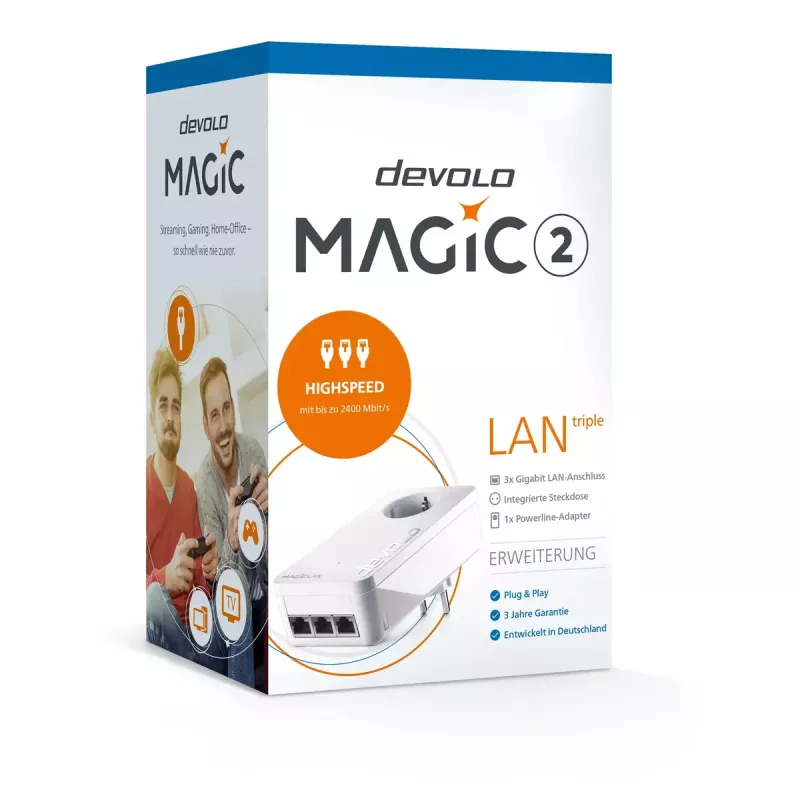 Ethernet tinklo adapteris Devolo Magic 2 LAN triple