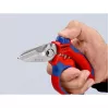 Knipex 95 05 20 SB replės, nerūdijančio plieno ašmenys, plastikinė rankena, mėlyna/raudona