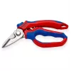 Knipex 95 05 20 SB replės, nerūdijančio plieno ašmenys, plastikinė rankena, mėlyna/raudona