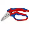 Knipex 95 05 20 SB replės, nerūdijančio plieno ašmenys, plastikinė rankena, mėlyna/raudona