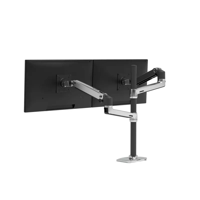 Ergotron LX Series LX dviguba sukraunama ranka aukštas stulpas 101,6 cm aliumininis spaustukas 20 kg
