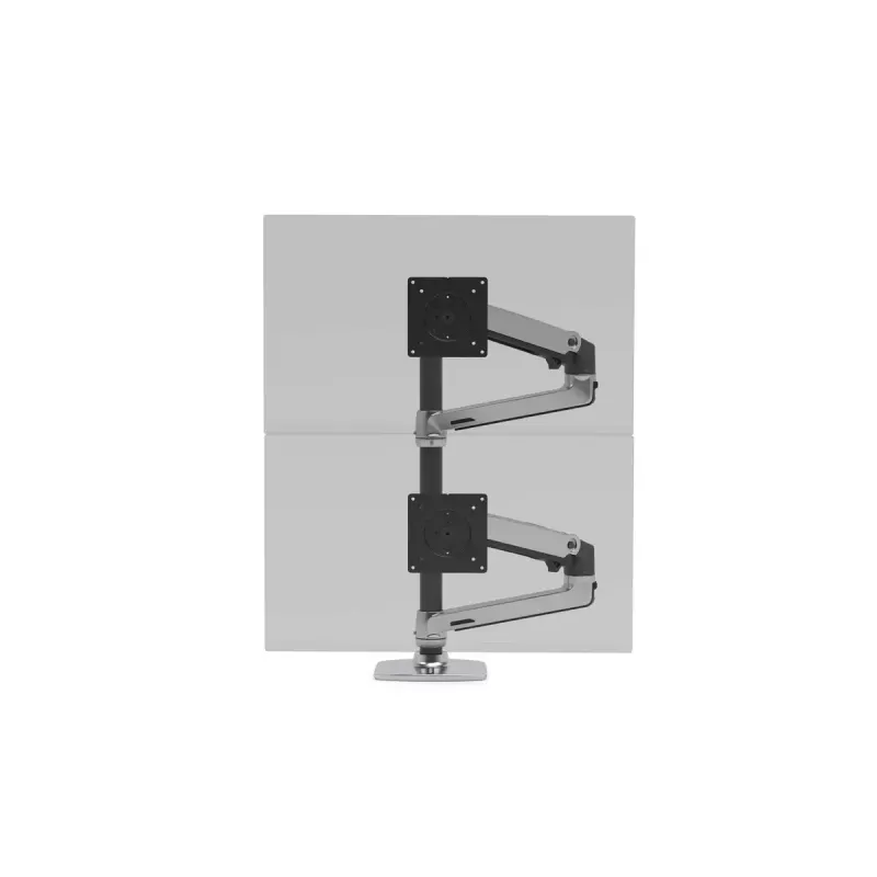 Ergotron LX Series LX dviguba sukraunama ranka aukštas stulpas 101,6 cm aliumininis spaustukas 20 kg