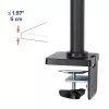 ERGOTRON NX Monitor Arm - matinė juoda