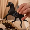 schleich HORSE CLUB Arabų eržilas, 5 m., Žirgai, Juoda, Pilka, Balta, Plastikas