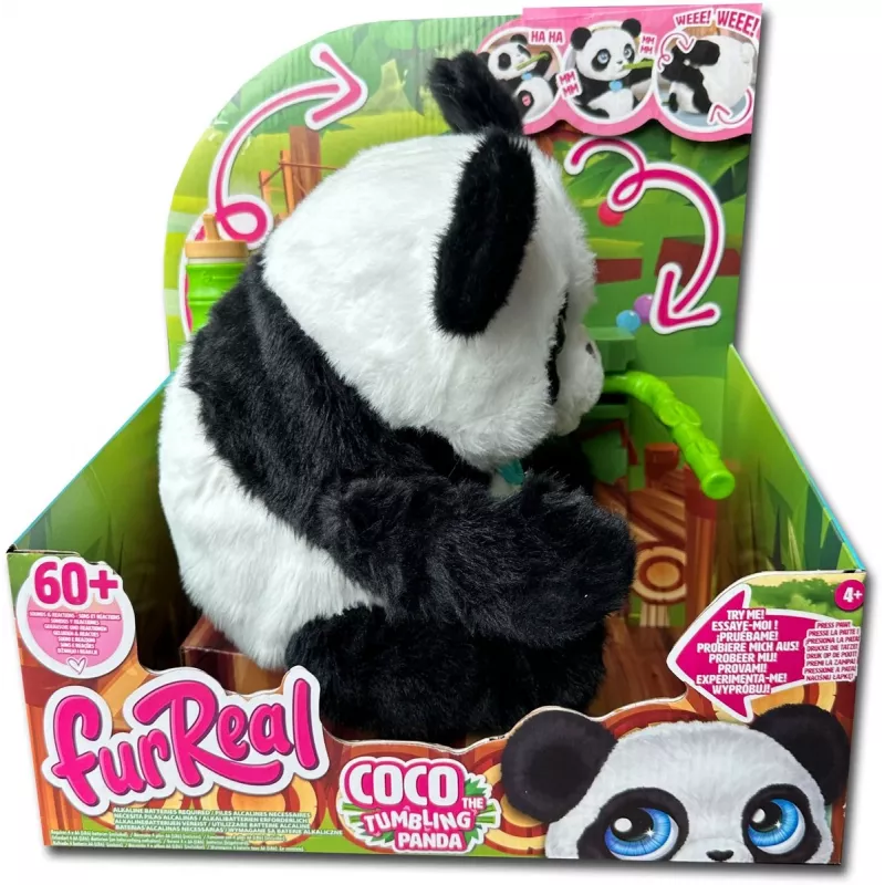 Just Play FurReal Coco De Rollende Panda – riedantis panda, 4 m., garsas