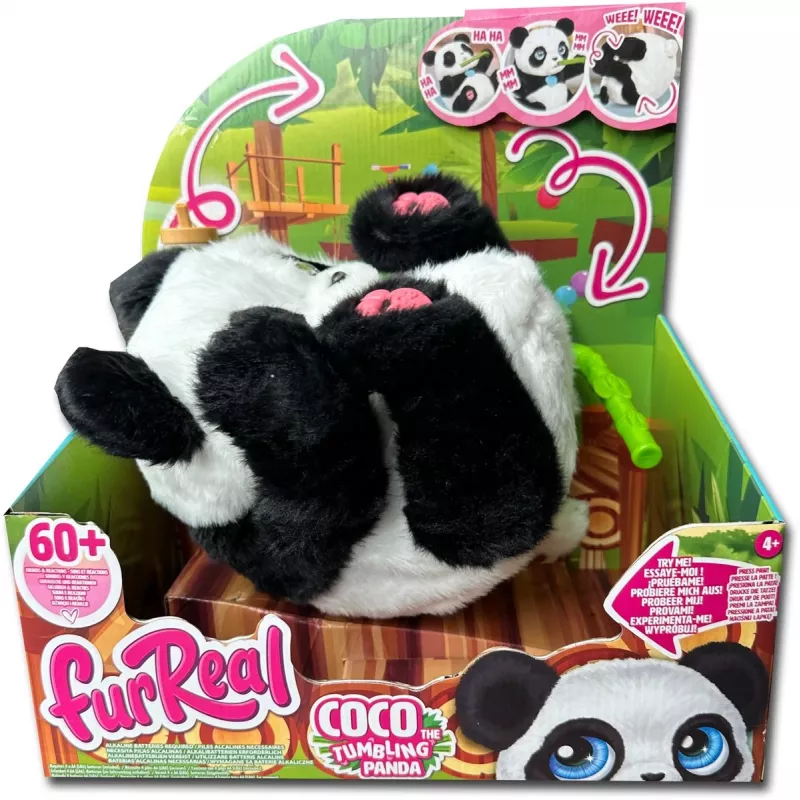 Just Play FurReal Coco De Rollende Panda – riedantis panda, 4 m., garsas