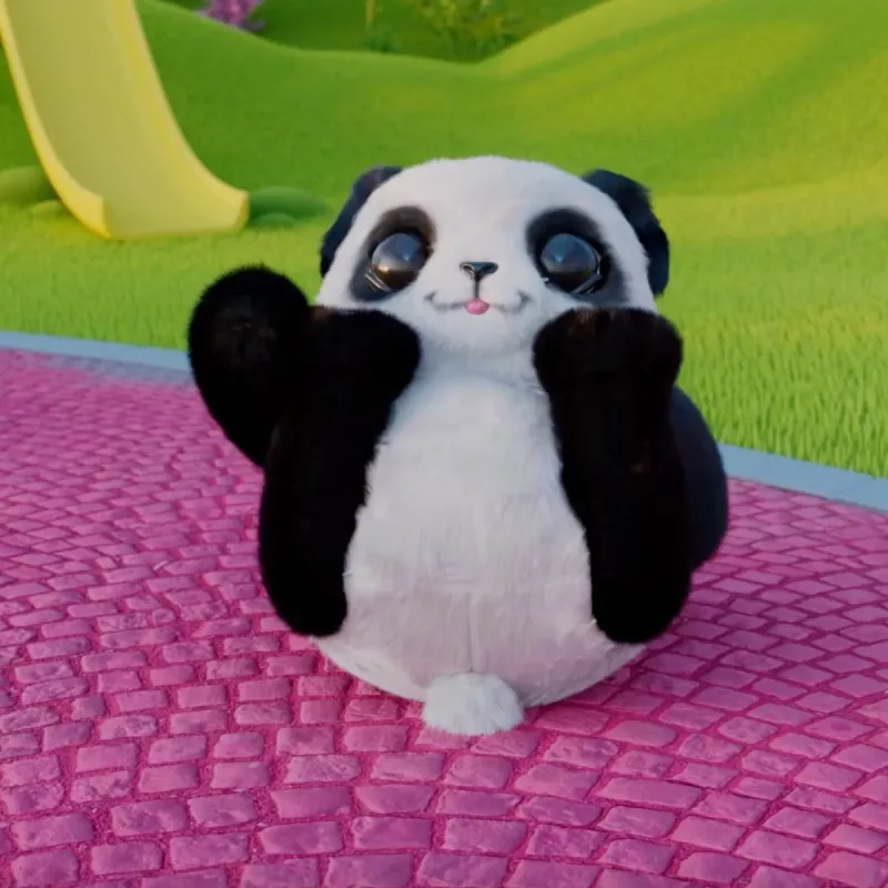Just Play FurReal Coco De Rollende Panda – riedantis panda, 4 m., garsas