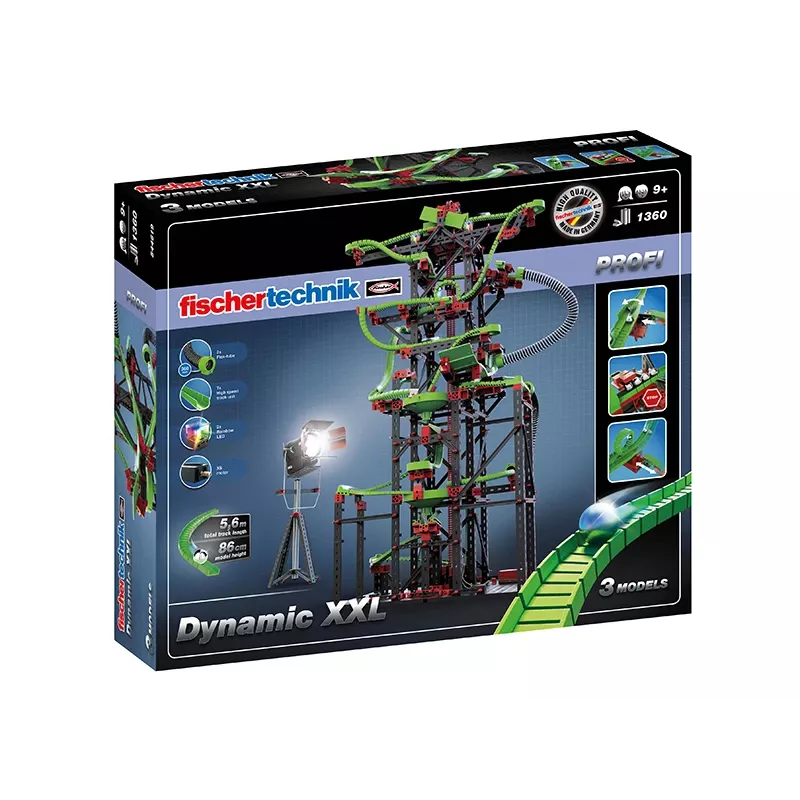 Fisher-Price PROFI Dynamic XXL – rutulinių takelių konstruktorius