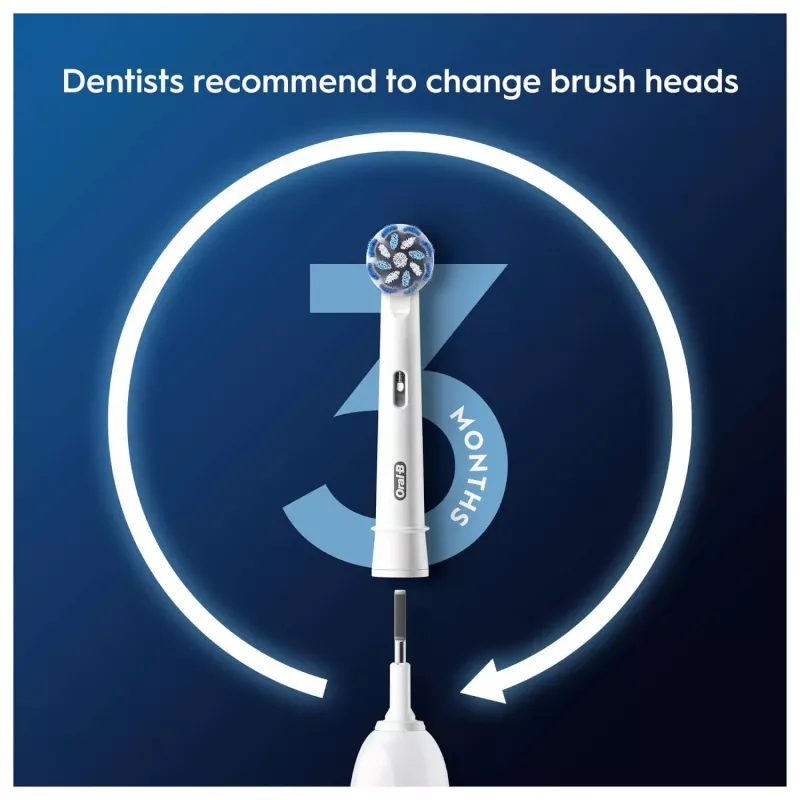 Šepetėlių galvutės Oral-B Sensitive Clean 12 vnt. Baltos