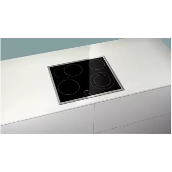 Siemens ET645HN17E įmontuojama elektrinė keraminė kaitlentė, 4 zonos, juoda
