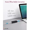 ICY BOX USB 3.0 A tipo į RJ-45 Ethernet prievadą adapteris, laidinis, USB, Ethernet, 1000 Mbit/s, juoda