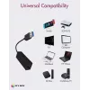 ICY BOX USB 3.0 A tipo į RJ-45 Ethernet prievadą adapteris, laidinis, USB, Ethernet, 1000 Mbit/s, juoda