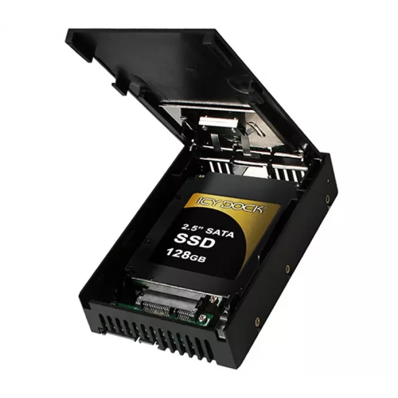 ICYDOCK EZConvert Light Weight 2,5 colio į 3,5 colio SATA SSD/HDD keitiklis / montavimo rinkinys - Ver.1