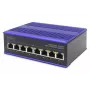 DIGITUS pramoninis 8 prievadų Fast Ethernet jungiklis DIN bėgiui, išplėstas temperatūros diapazonas