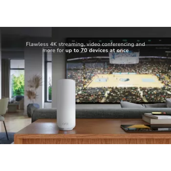 NETGEAR Orbi 370 maršrutizatorius (2,4 GHz / 5 GHz) Wi-Fi 7 (802.11be) baltas 2 vnt.