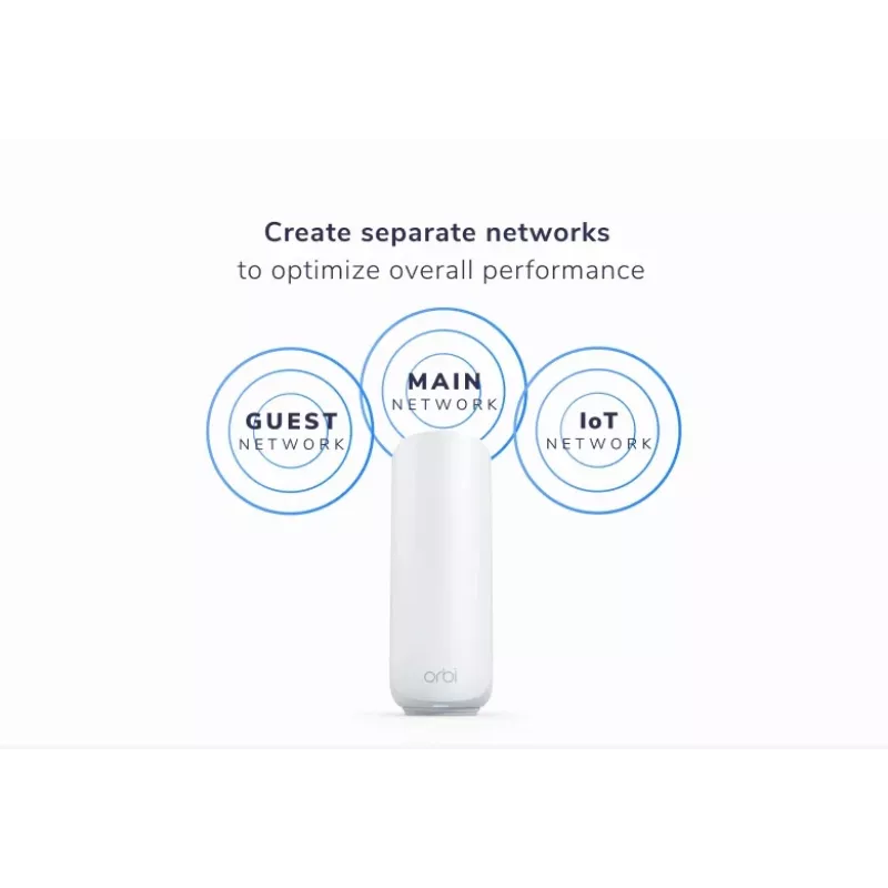 NETGEAR Orbi 370 maršrutizatorius (2,4 GHz / 5 GHz) Wi-Fi 7 (802.11be) baltas 2 vnt.