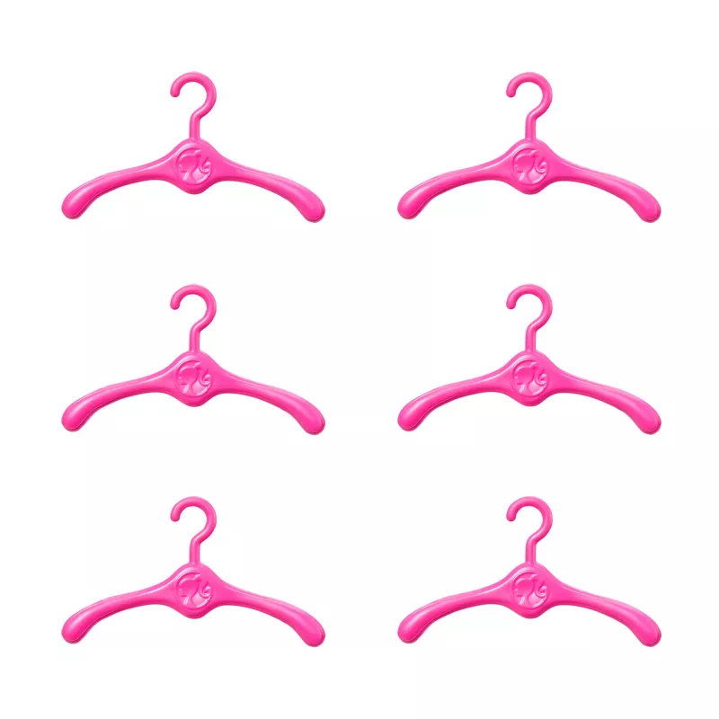 Barbie Fashionistas spinta su 6 pakabomis, permatomomis durimis, lentynomis ir stelažais