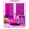 Barbie Fashionistas spinta su 6 pakabomis, permatomomis durimis, lentynomis ir stelažais