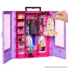 Barbie Fashionistas spinta su 6 pakabomis, permatomomis durimis, lentynomis ir stelažais