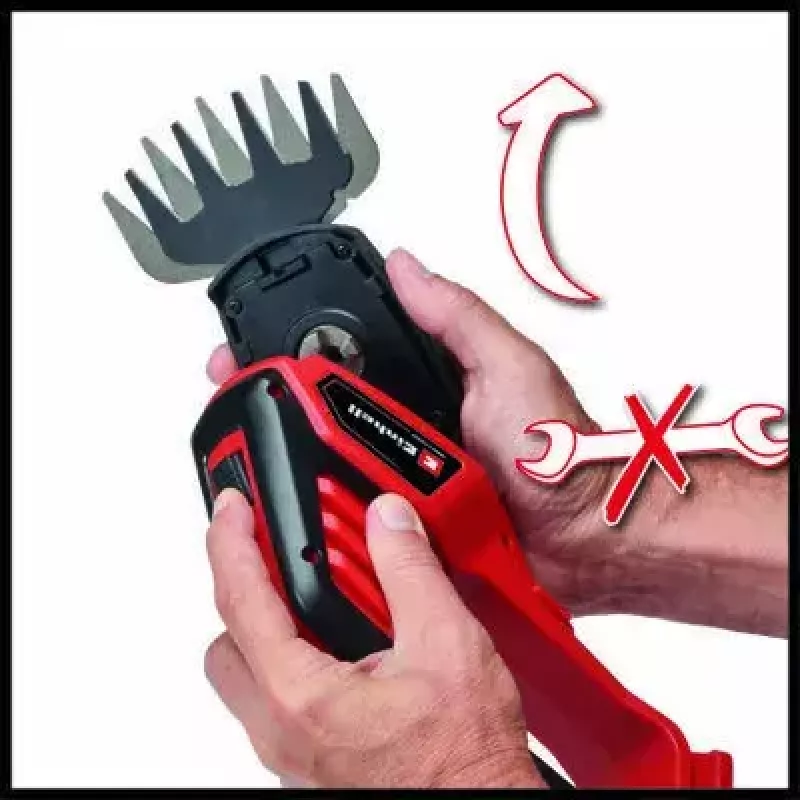 Belaidės žoliapjovės žirklės Einhell GE-CG 18/100 Li T-Solo 10 cm 18 V
