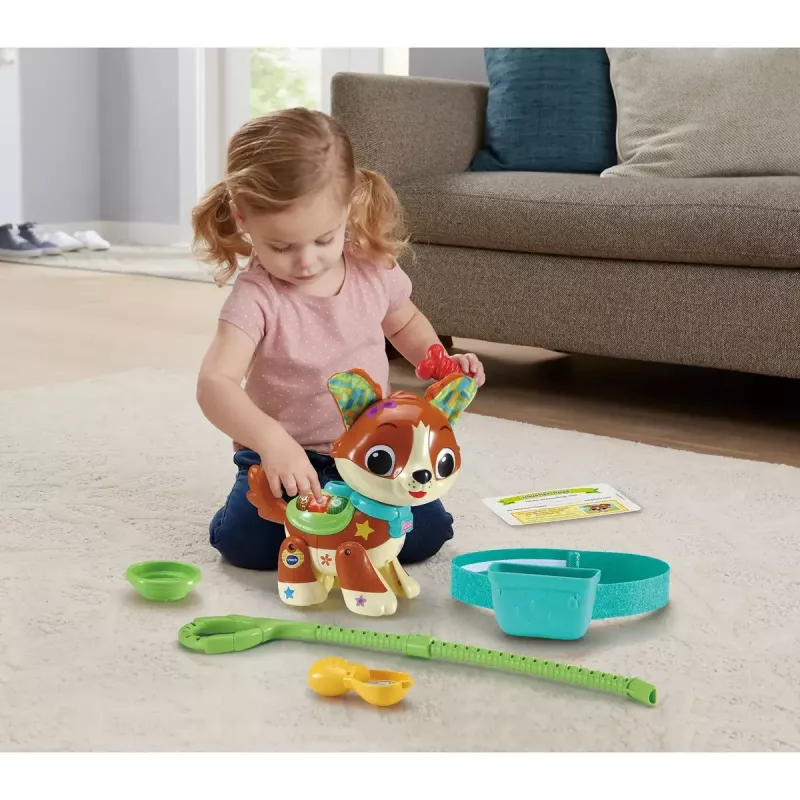 Interaktyvus žaislas VTech Run With Me Puppy 80-552564 su garsu ir judesiu
