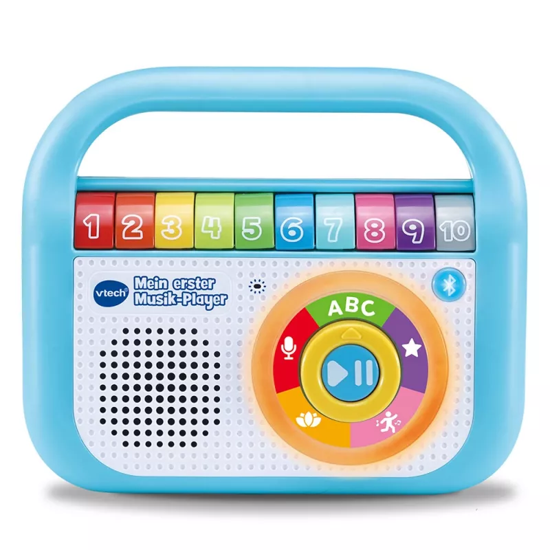 VTech Baby Mein erster Musik-Player muzikinis žaislas, 2–5 m., AA, 480 g, mėlyna, balta