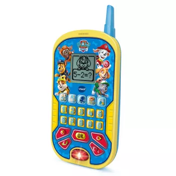 Vaikiškas telefonas VTech PAW Patrol Lernhandy, nuo 2 metų, mėlynas/geltonas, 140 g